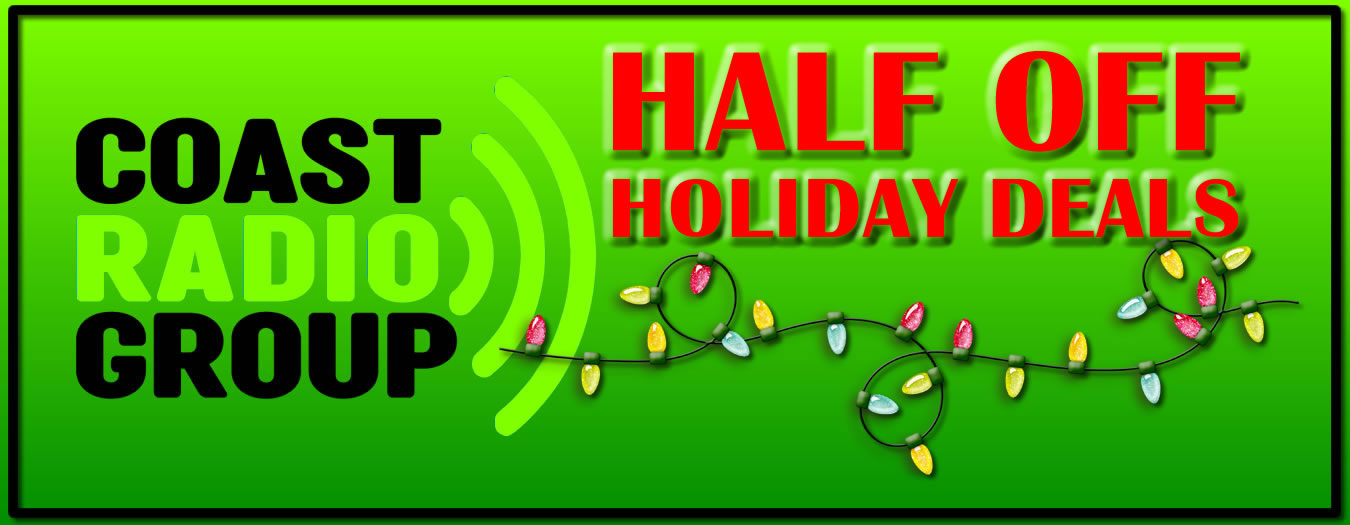 CRG HALF OFF HOLIDAY DEALS